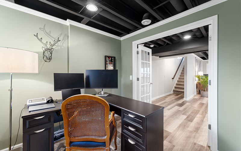 Basement Office Renovations